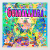 グアダラハラエポックアワーウィンドウにしがみつく ウィンドウサイン (シート)