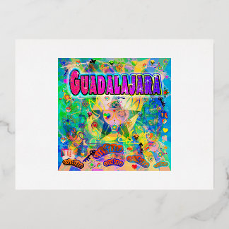 グアダラハラエポックアワーハガキ 箔シーズンポストカード