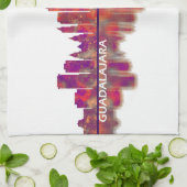 グアダラハラスカイライン キッチンタオル (折り畳み)