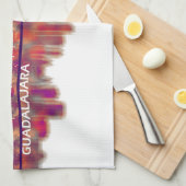 グアダラハラスカイライン キッチンタオル (四つ折り)