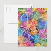 グアダラハラメキシコの地図 ポストカード (正面/裏面)