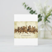 グアダラハラメキシコシティスケープ インビテーションポストカード (スタンド正面)