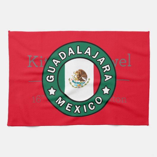 グアダラハラメキシコ キッチンタオル (横)