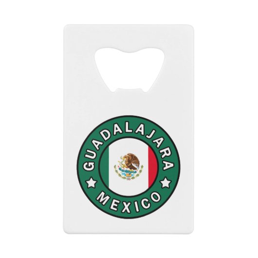 グアダラハラメキシコ クレジットカード栓抜き (正面)