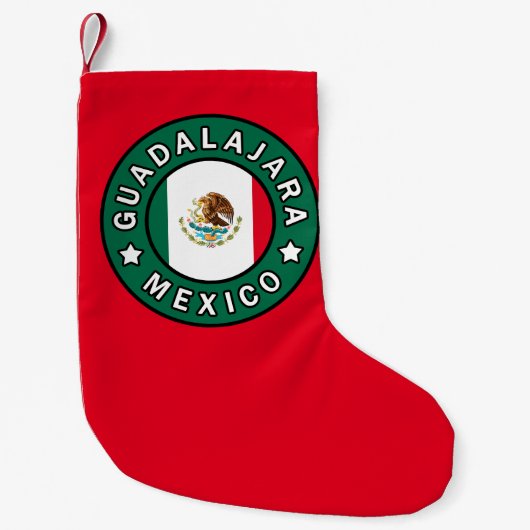 グアダラハラメキシコ スモールクリスマスストッキング (正面)