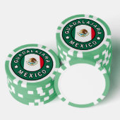グアダラハラメキシコ ポーカーチップ (積み重ね)