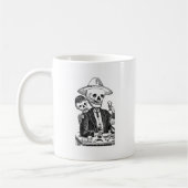 グアダラハラ、メキシコからのCalaveras コーヒーマグカップ (左)
