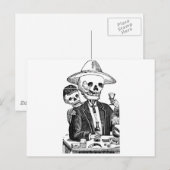 グアダラハラ、メキシコからのCalaveras ポストカード (正面/裏面)