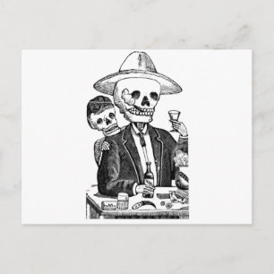 グアダラハラ、メキシコからのCalaveras ポストカード