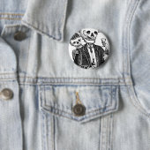 グアダラハラ、メキシコからのCalaveras 缶バッジ (インサイチュ)