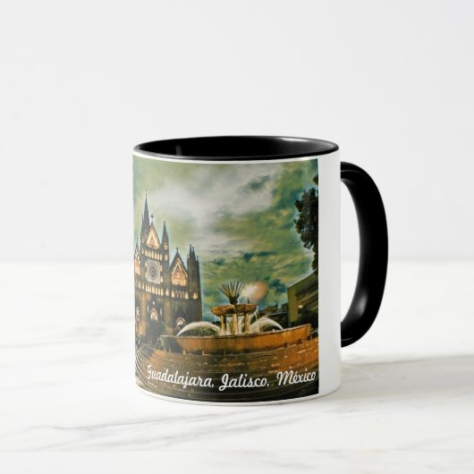 グアダラハラ，メキシコテンプラエクスペアトリオアート マグカップ (正面右)