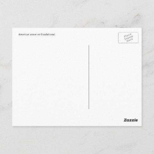 グアダルカナル ポストカード (裏面)