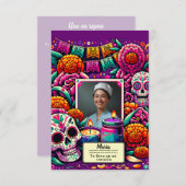 グアダルスペインのペの我々の祈りの言葉スカル (正面/裏面)