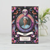 グアダルスペインのペの我々の祈りの言葉スカル 招待状 (スタンド正面)