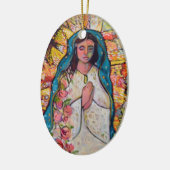 グアダルペのクリスマスのオーナメントのヴァージン セラミックオーナメント (左)