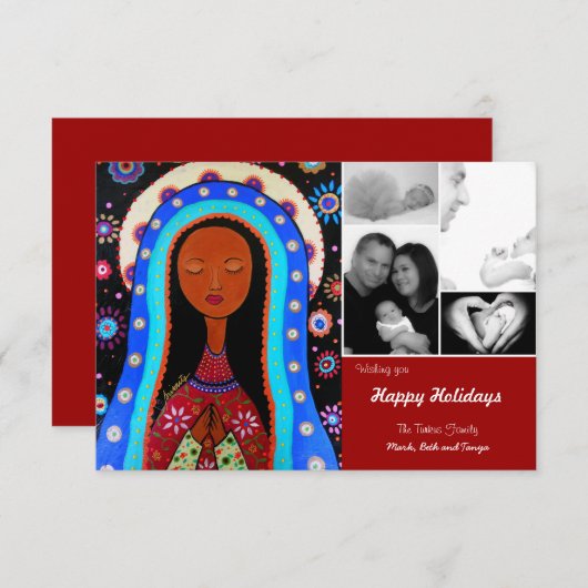 グアダルペのクリスマスカードの私達の女性 招待状 (正面/裏面)