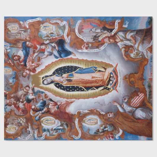 グアダルペのメキシコのヴァージン ラッピングペーパー (フラット)