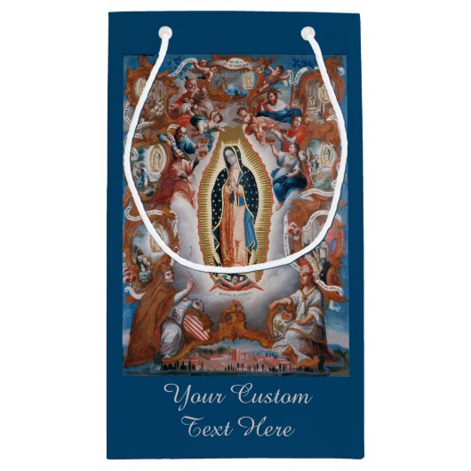 "グアダルペのヴァージン"のカスタムなギフトバッグ スモールペーパーバッグ (裏面)