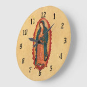 グアダルペのヴァージン ラージ壁時計 (傾斜)