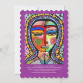 グアダルペの啓発のキンセアニェラのヴァージン 招待状 (裏面)