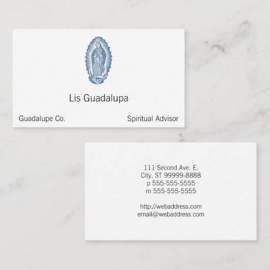 グアダルペの私達の女性 名刺 (正面/裏面)