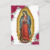 グアダルペの聖母記念追悼祈祷カード プレイスカード (正面)
