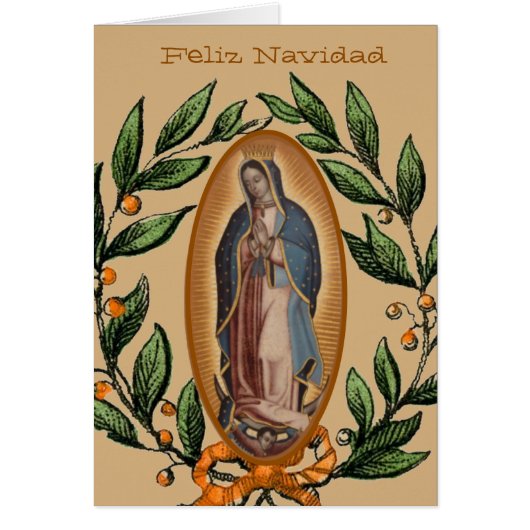 グアダルペの聖母 マリア Feliz Navidad (正面)