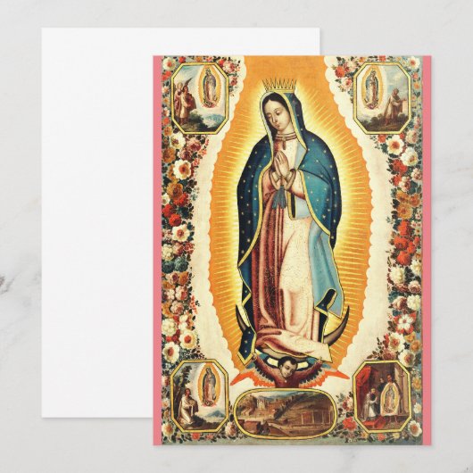 グアダルペの聖母 招待状 (正面/裏面)
