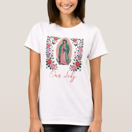 グアダルペの聖母 Tシャツ (正面)