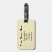 グアダルペのSenoraのNuestra私達の女性 ラゲッジタグ (裏面縦)