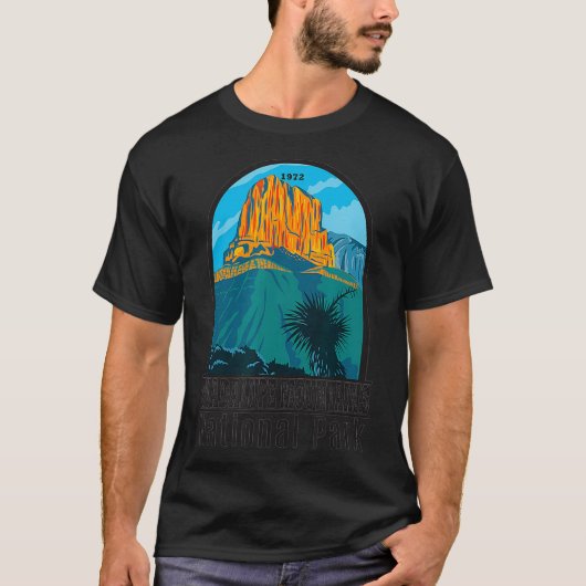 グアダルペマウンテンズ国立公園ヴィンテージ  Tシャツ (正面)