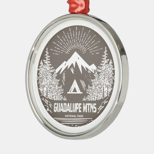 グアダルペマウンテンズ国立公園 メタルオーナメント (左)