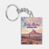 グアダループマウンテンズナショナルパークエルキャピタンテキサス州 キーホルダー (正面左)