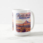 グアダループマウンテンズナショナルパークエルキャピタンテキサス州 コーヒーマグカップ (正面右)
