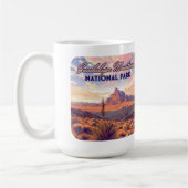 グアダループマウンテンズナショナルパークエルキャピタンテキサス州 コーヒーマグカップ (左)