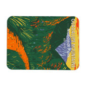 グアダループマウンテンズナショナルパークマキットトリック マグネット (横)