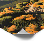 グアダループマウンテンズナショナルパークレトロトラベル ポスター (角)