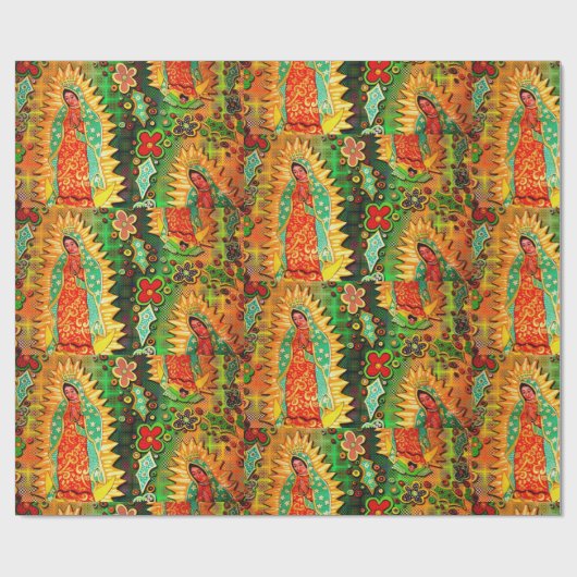 グアダループメキシコの我々の女性 ラッピングペーパー (フラット)