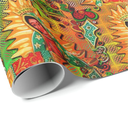 グアダループメキシコの我々の女性 ラッピングペーパー (ロールコーナー)