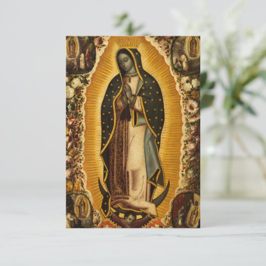 グアダルーペのヴァージンバイマニュエル・デ・アレラノ サンキューカード (スタンド正面)