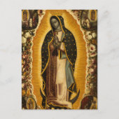 グアダルーペのヴァージンバイマニュエル・デ・アレラノ ポストカード (正面)