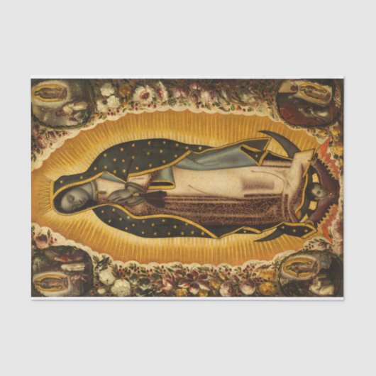 グアダルーペのヴァージンバイマニュエル・デ・アレラノ 薄葉紙 (正面)