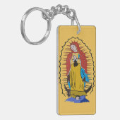 グアダルーペのヴァージン，追加文字, Keychain キーホルダー (正面左)