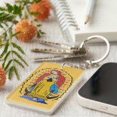 グアダルーペのヴァージン，追加文字, Keychain キーホルダー (正面右)