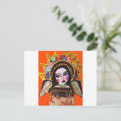 グアダルーペのヴァージンbyヘザーガラー ポストカード (スタンド正面)