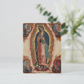 グアダルーペの女性， 1780年セバスチャン・ザルセド インビテーションポストカード (スタンド正面)