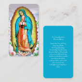 グアダルーペの我々のフローラと祈りの言葉 エンクロージャーカード (正面/裏面)