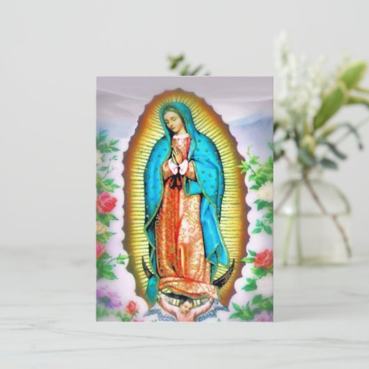 グアダルーペの我々のフローラと祈りの言葉 シーズンカード (スタンド正面)