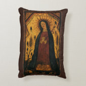 グアダルーペの我々のレディbyペドロ・アントニオ・フレズキス アクセントクッション (裏面(縦))