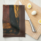 グアダルーペの我々のレディbyペドロ・アントニオ・フレズキス キッチンタオル (四つ折り)